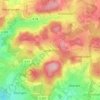 Mapa topográfico Sainerholz, altitud, relieve