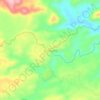 Mapa topográfico Shangpung, altitud, relieve