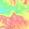 Mapa topográfico السن, altitud, relieve
