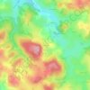 Mapa topográfico Chassagne, altitud, relieve