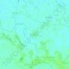 Mapa topográfico Mekar Baru, altitud, relieve
