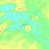 Mapa topográfico Tavastkenkä, altitud, relieve