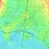 Mapa topográfico City Hill, altitud, relieve
