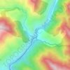 Mapa topográfico Lawat, altitud, relieve