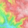 Mapa topográfico Labourdarie, altitud, relieve