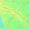 Mapa topográfico Penamaluru, altitud, relieve