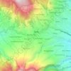 Mapa topográfico Ngablak, altitud, relieve