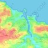 Mapa topográfico Le Reuniat, altitud, relieve