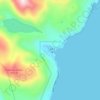 Mapa topográfico Herring Cove, altitud, relieve