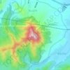 Mapa topográfico H48, altitud, relieve