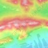 Mapa topográfico Барлак, altitud, relieve