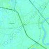 Mapa topográfico Bang Wua, altitud, relieve