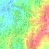 Mapa topográfico Guimarei de Arriba, altitud, relieve