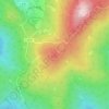 Mapa topográfico Kleiner Feldberg, altitud, relieve
