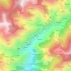 Mapa topográfico Gond, altitud, relieve