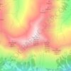 Mapa topográfico Hohe Ferse, altitud, relieve