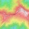 Mapa topográfico Tumling, altitud, relieve