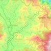 Mapa topográfico Kuwa panig gas, altitud, relieve