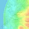 Mapa topográfico Hameau Daubrée, altitud, relieve