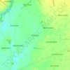 Mapa topográfico Meszna, altitud, relieve