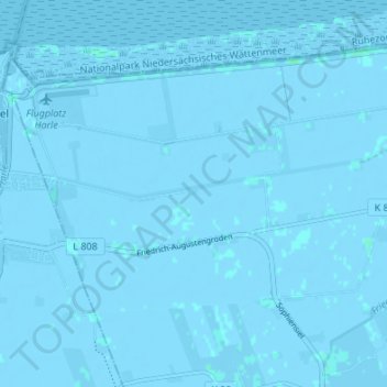 Mapa topográfico Schneiderei, altitud, relieve