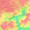 Mapa topográfico Kerivoas, altitud, relieve