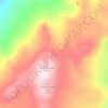 Mapa topográfico Sør-Jan, altitud, relieve