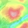 Mapa topográfico Kaunispää Fell, altitud, relieve