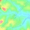 Mapa topográfico Taquaras, altitud, relieve