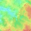 Mapa topográfico L'Étang Neuf, altitud, relieve