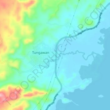 Mapa topográfico Libertad, altitud, relieve