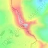 Mapa topográfico Mount Humphreys, altitud, relieve