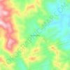 Mapa topográfico Quebra Ossos, altitud, relieve