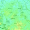 Mapa topográfico Binuang, altitud, relieve