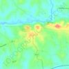 Mapa topográfico Lakkidi, altitud, relieve