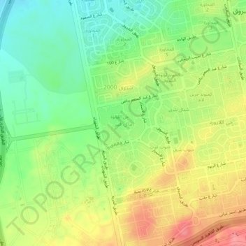 Mapa topográfico May Fair, altitud, relieve