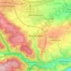 Mapa topográfico Bonlanden, altitud, relieve