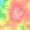 Mapa topográfico Orlas, altitud, relieve