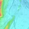 Mapa topográfico Varces, altitud, relieve