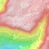 Mapa topográfico XI, altitud, relieve