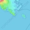 Mapa topográfico Bec de l'aigle, altitud, relieve