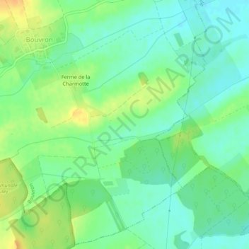 Mapa topográfico Le Deuil, altitud, relieve