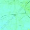 Mapa topográfico Pok Paek, altitud, relieve