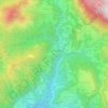 Mapa topográfico Frerola, altitud, relieve