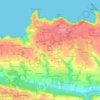 Mapa topográfico Mescran, altitud, relieve