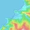 Mapa topográfico تازة Taza, altitud, relieve