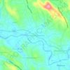 Mapa topográfico Idappadi (Edappady), altitud, relieve