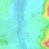 Mapa topográfico Rain, altitud, relieve