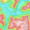 Mapa topográfico Miltenberg, altitud, relieve