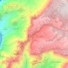 Mapa topográfico Arure, altitud, relieve